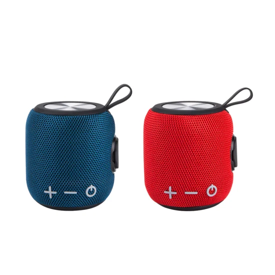 Portachiavi Surround regalo promozionale Mini MP3 Mega Sound 2.1 Altoparlante Bluetooth portatile Ibasket Mushroom