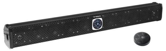 Altoparlanti Edge Psb11 Soundbar Powersports amplificata tutto in uno con telecomando 34 pollici Ipx6 resistente alle intemperie Bluetooth amplificato Otto altoparlanti da 3 pollici